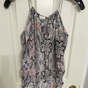 NWOT Parker • Silk Romper Size XS w pockets